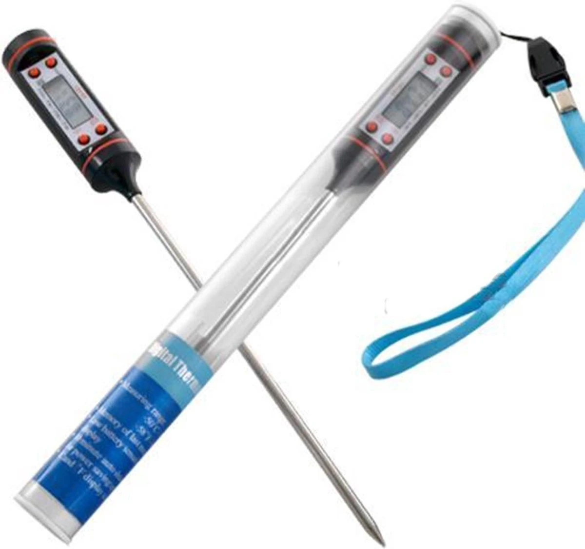 Merkloos Digitale Vleesthermometer - BBQ Thermometer - Voedselthermometer