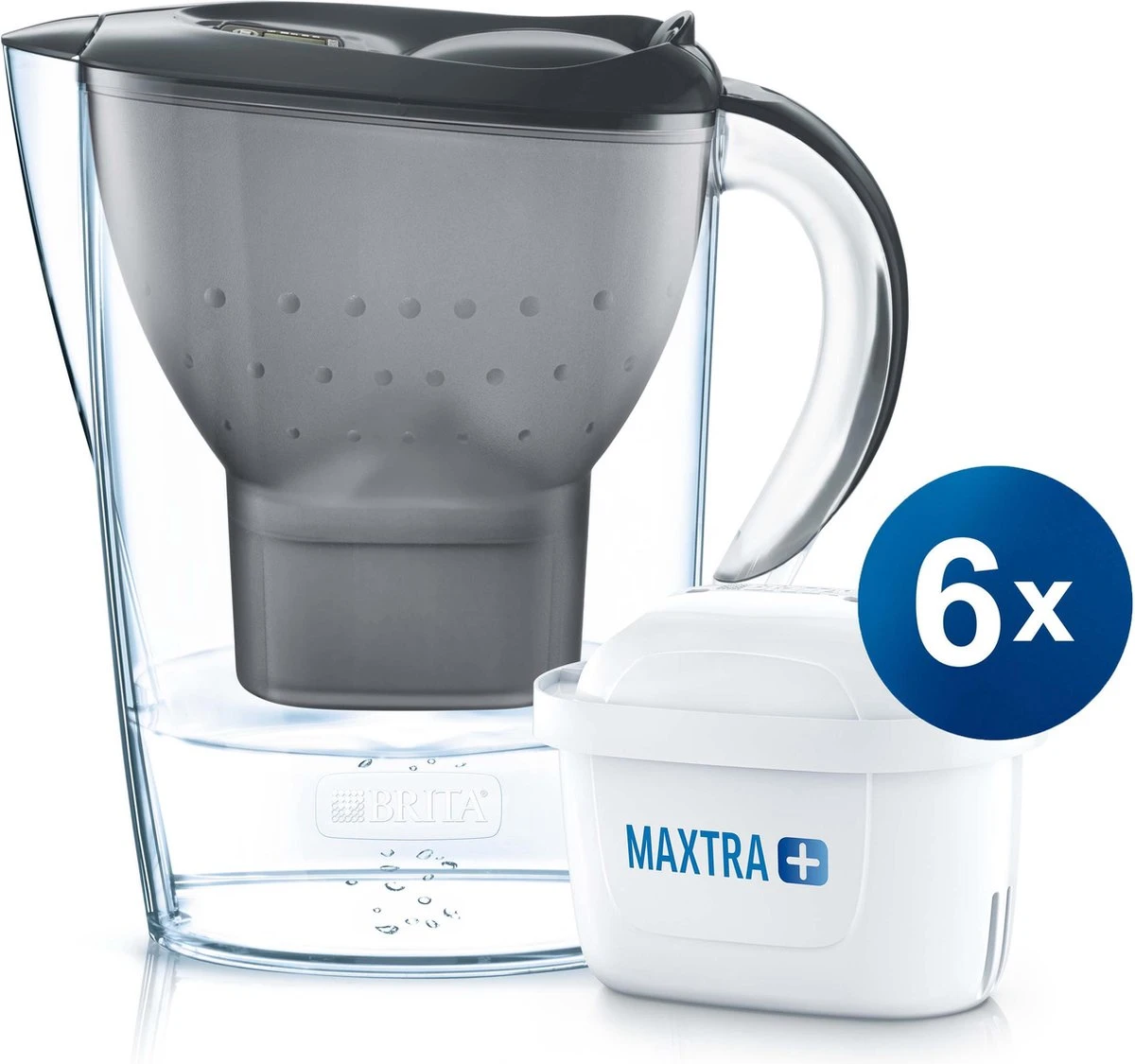BRITA - Waterfilterkan Marella Cool - Grafiet - 2,4L + 6 MAXTRA+ Waterfilterpatronen - Afbeelding 5