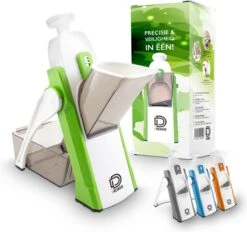 Dremdo Mandoline Groentesnijder – Keukensnijder – Handmatig – Schijfjes/Blokjes/Reepjes/Julliene - BPA-vrij