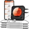 Claire BF-5 BBQ Thermometer - Vleesthermometer - Oventhermometer - Draadloos Met App - Incl. Batterijen En 6 Meetsondes