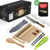 XXL Sushi Set - Sushi Maken- Sushi Maker - Milieuvriendelijk - Sushi Bazooka Kit - Inclusief Online Sushi Kookboek En Avocado Snijder - Wit