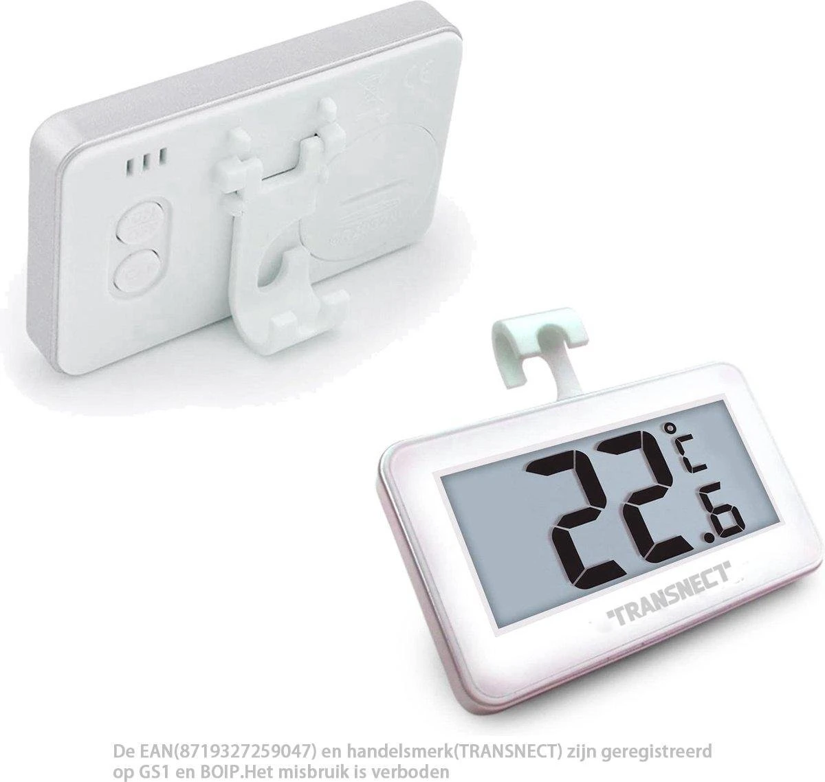 TRANSNECT Koelkast Thermometer - Keukenthermometer