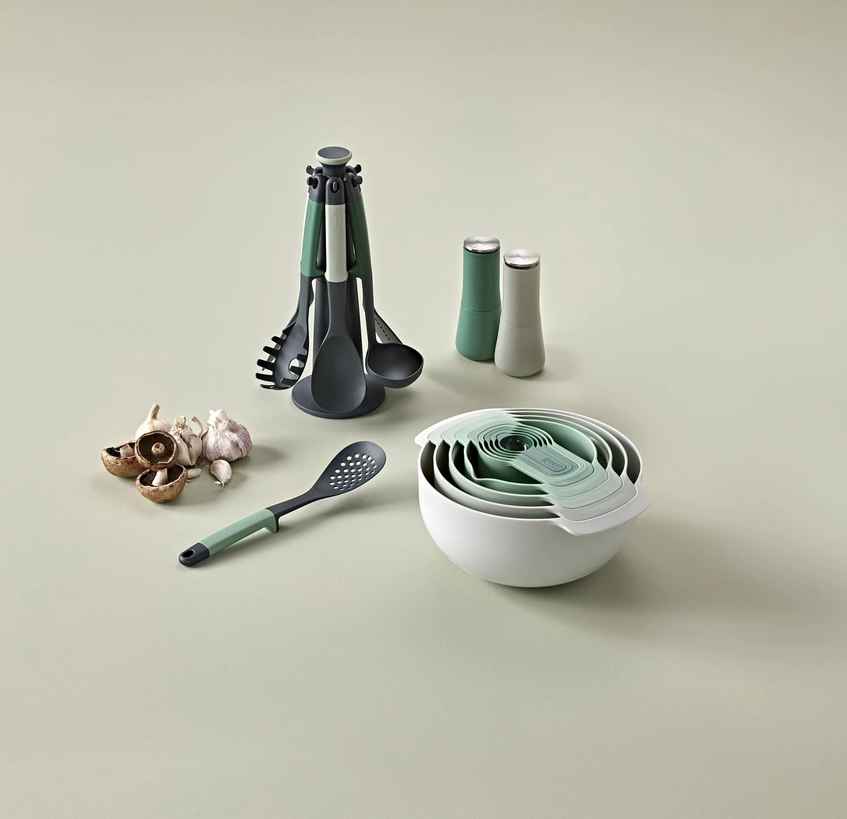 Zout- En Pepermolen, Groen, Set Van 2 Stuks - Joseph Joseph | Editions - Afbeelding 7