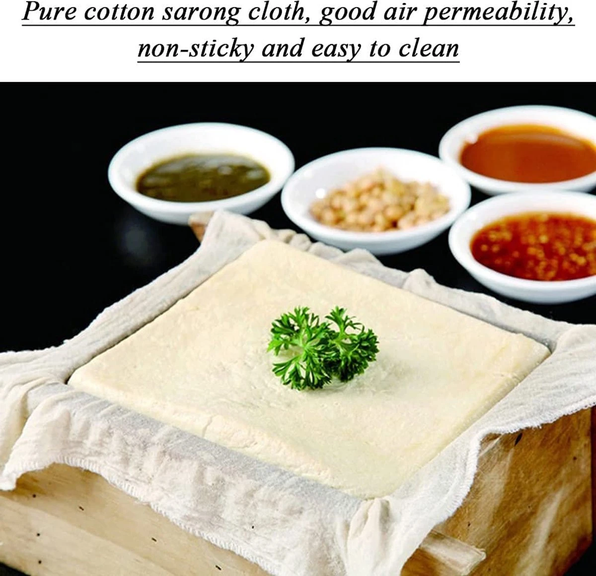 BOTC Kaasdoek - Passeerdoek - 95 X 90 Cm - 2 Stuks -zachte Neteldoek - Passeerdoek - 100% Linnen – Ongebleekt - Micromousseline - Afbeelding 11