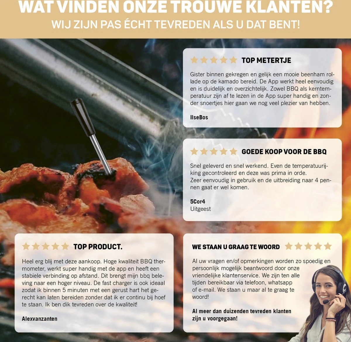 Vulpes Kitchen Vleesthermometer - BBQ - Oplaadbaar - Draadloos - Bluetooth - Afbeelding 8