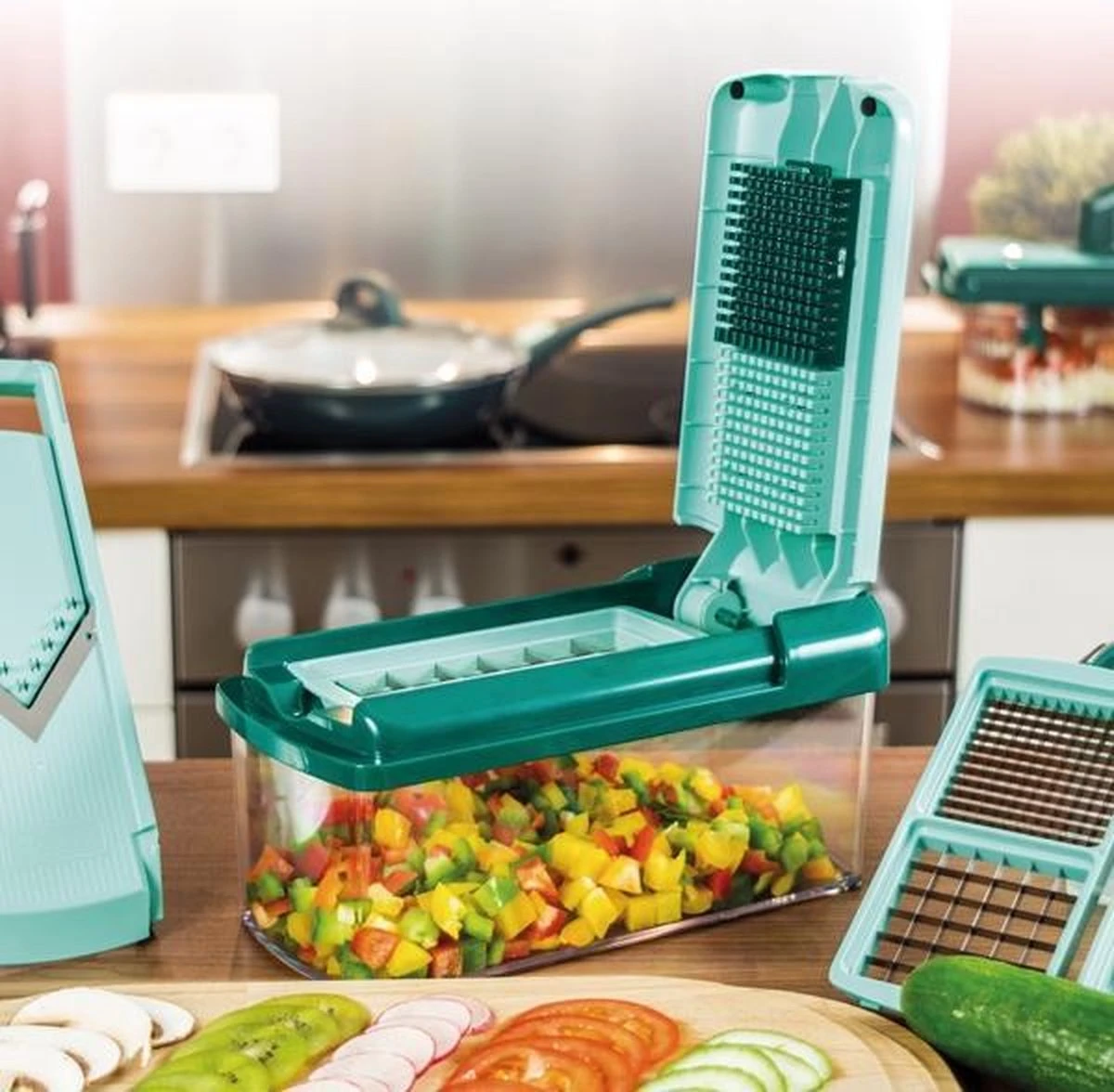Nicer Dicer Fusion - Mandoline - Snijapparaat - 16-delig - Afbeelding 4