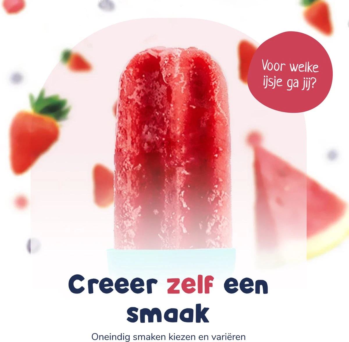 Perow Ijsvormpjes - 6 Stuks - Inclusief Gratis Trechter En Reinigingsborstel - BPA En Chemicaliën Vrij Silicone IJshouder - IJs Vorm Makers - 2 Kleuren - IJslolly Vormen - Afbeelding 5