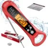 DOWO® - Digitale Thermometer – Oventhermometer – Suikerthermometer Digitaal – Kernthermometer – Keukenthermometer – Voedselthermometer – Thermometer Ook Geschikt Als Voor Vlees, BBQ, Oven