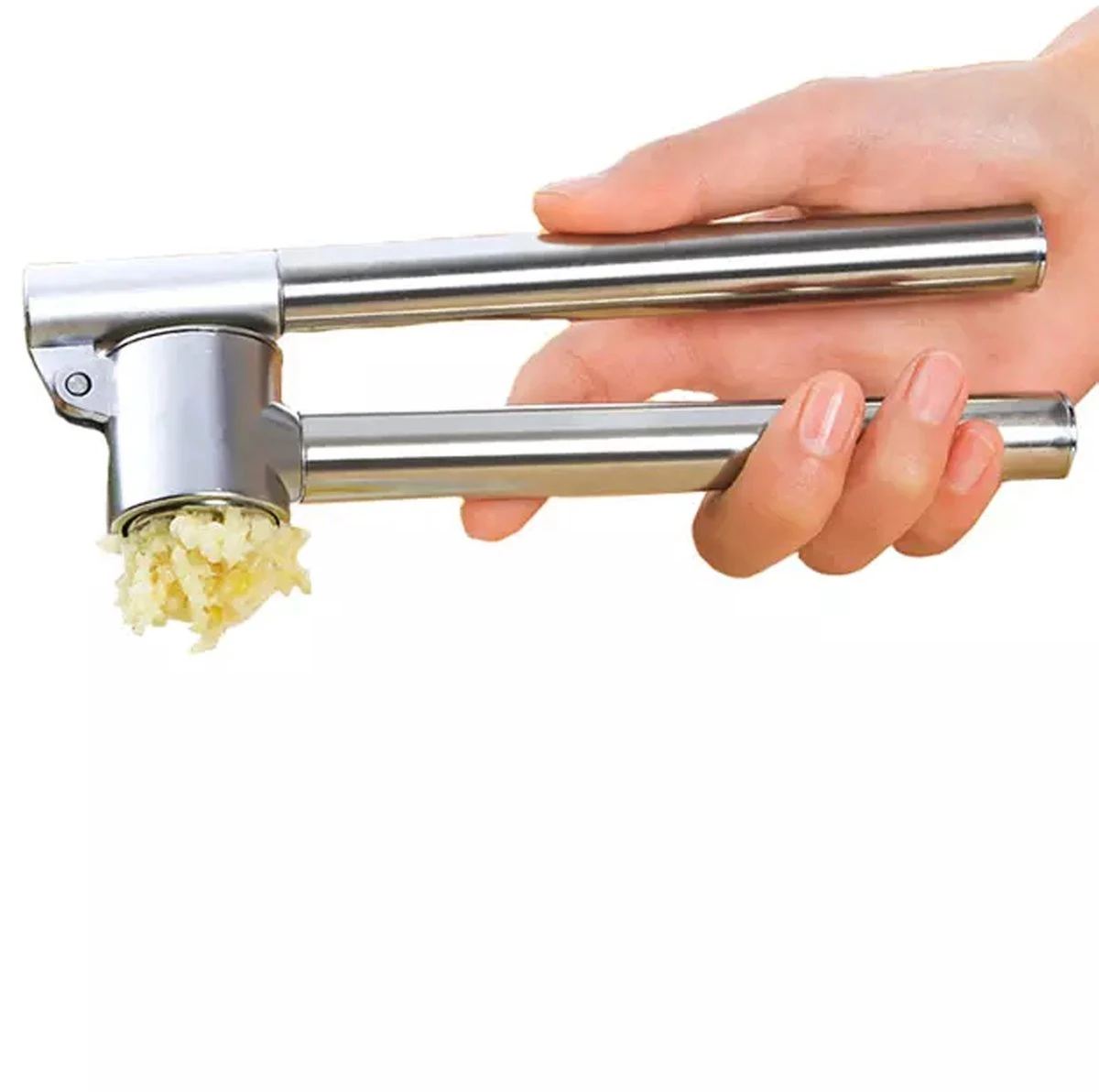 Knoflookpers - Gemberpers - RVS - Vaatwasserbestendig - Hoogwaardig Roestvrijstaal - Afbeelding 6