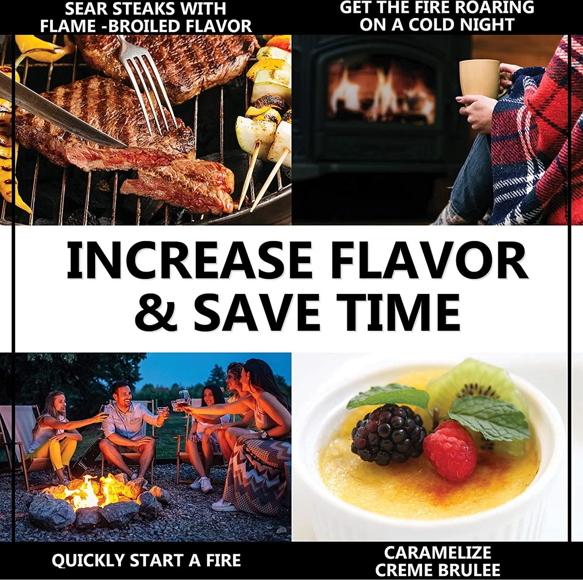 GrillBlazer Grillgun Basic - Met Standaard - BBQ Aansteker - The Best Firestarter - Excl. Propaan/Butaan/Gas - - Afbeelding 4