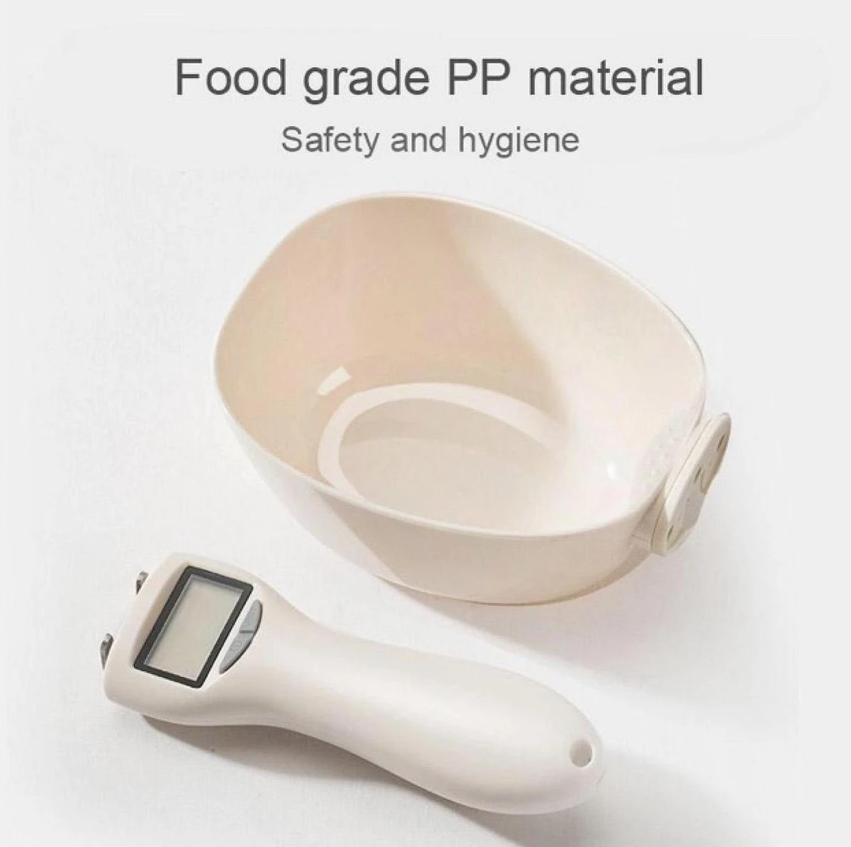 Maatlepel - Digitaal - Diervoeding - Voerschep - Maatschep Voor Diervoeding - Honden - Katten - Digitale Weegschaal - Afbeelding 5