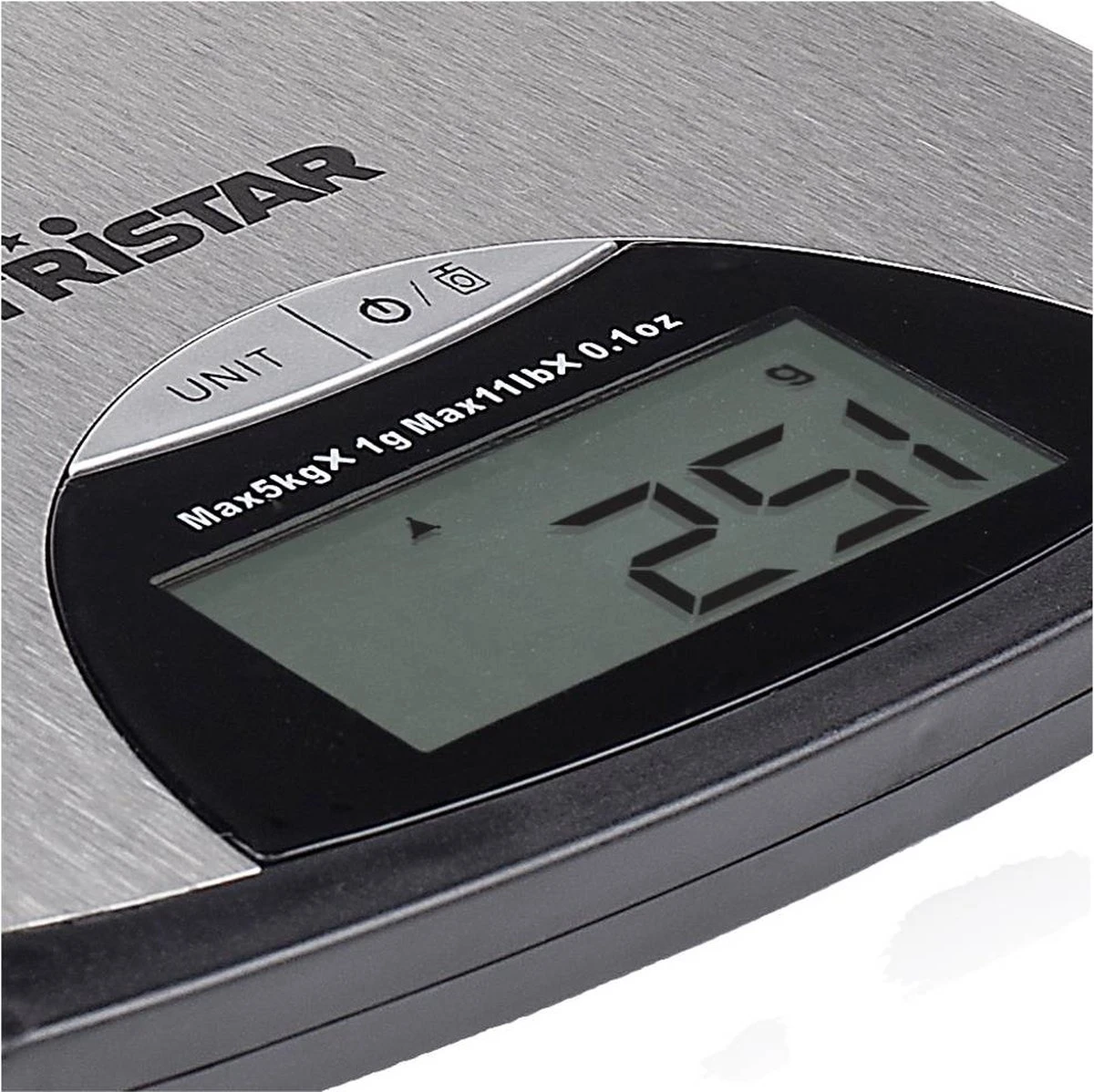 Tristar KW-2435 Keukenweegschaal – 5 Kilogram – Weegschaal Keuken Digitaal - RVS - Afbeelding 5