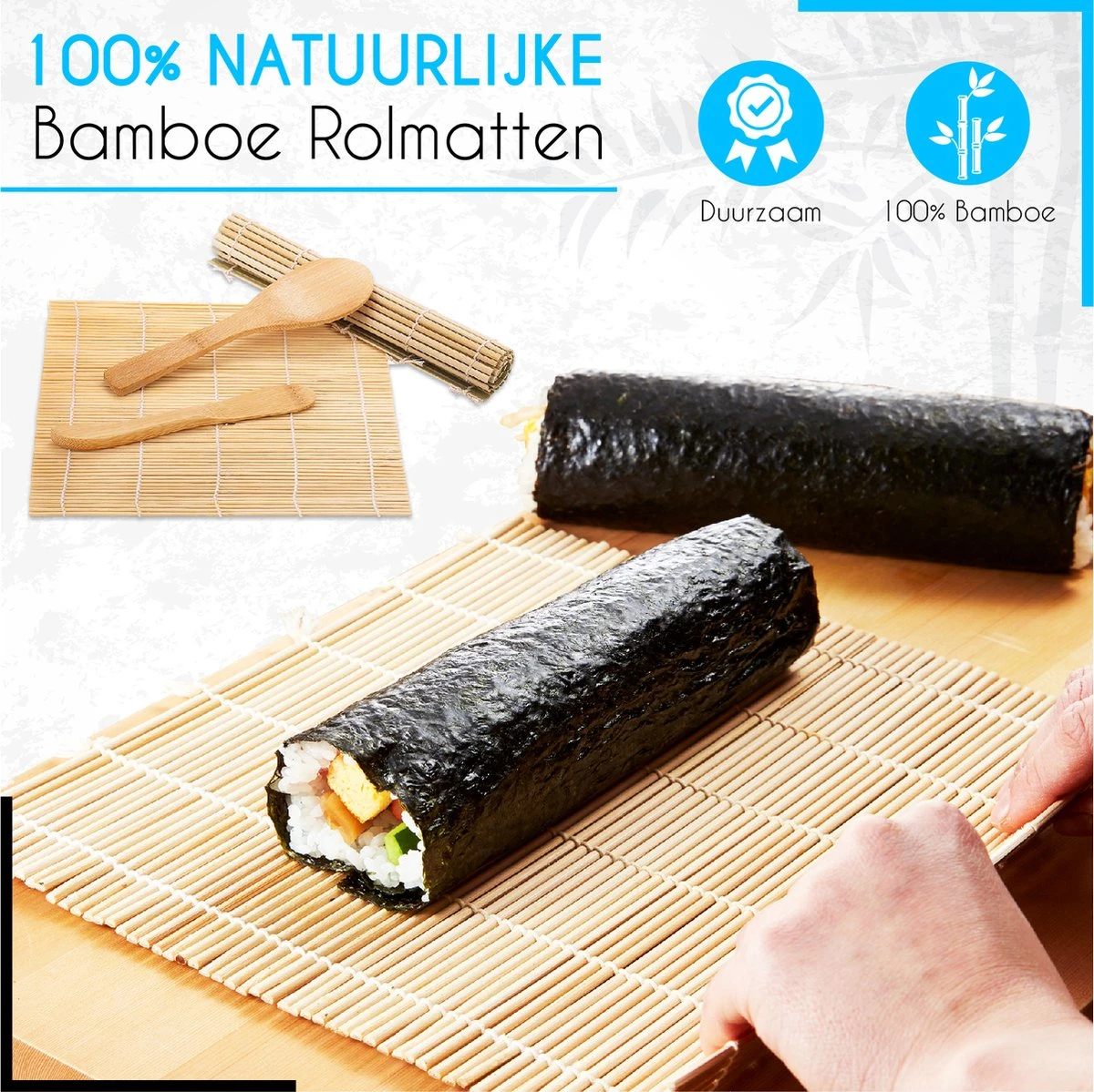 Sushi Bazooka - XXL Sushi Set - Sushi Kit Incl. 4 Paar Chopsticks - Sushi Maker - Afbeelding 6