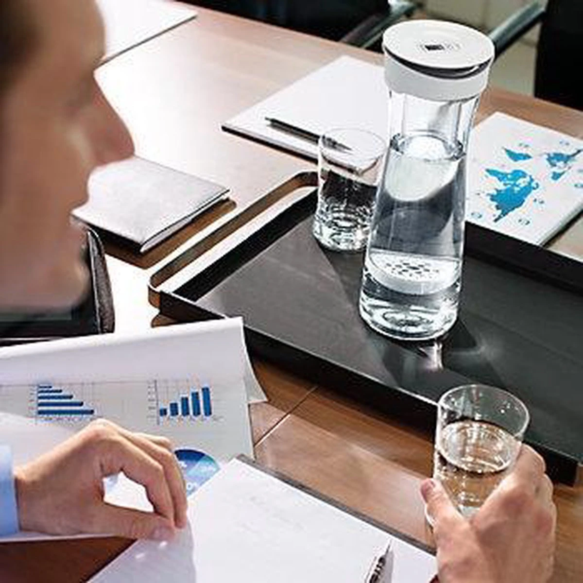 BRITA - Fill&Serve Waterfilterkaraf - 1,3L - Wit Grafiet - Inclusief 1 MicroDisc Waterfilter - Afbeelding 7