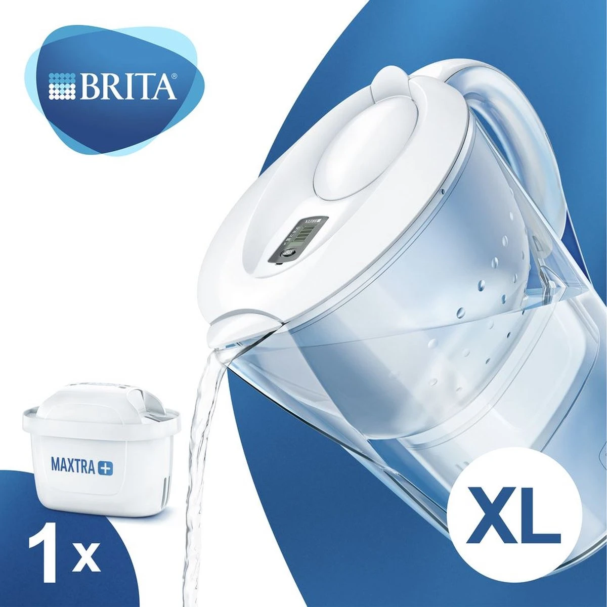 BRITA - Waterfilterkan Marella XL - Wit - 3,5L - Afbeelding 8