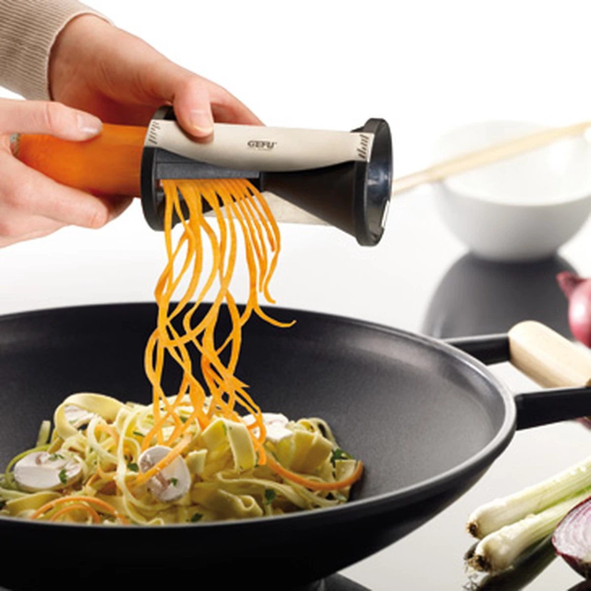 GEFU Spirelli Spiraalsnijder - Zwart - Afbeelding 17