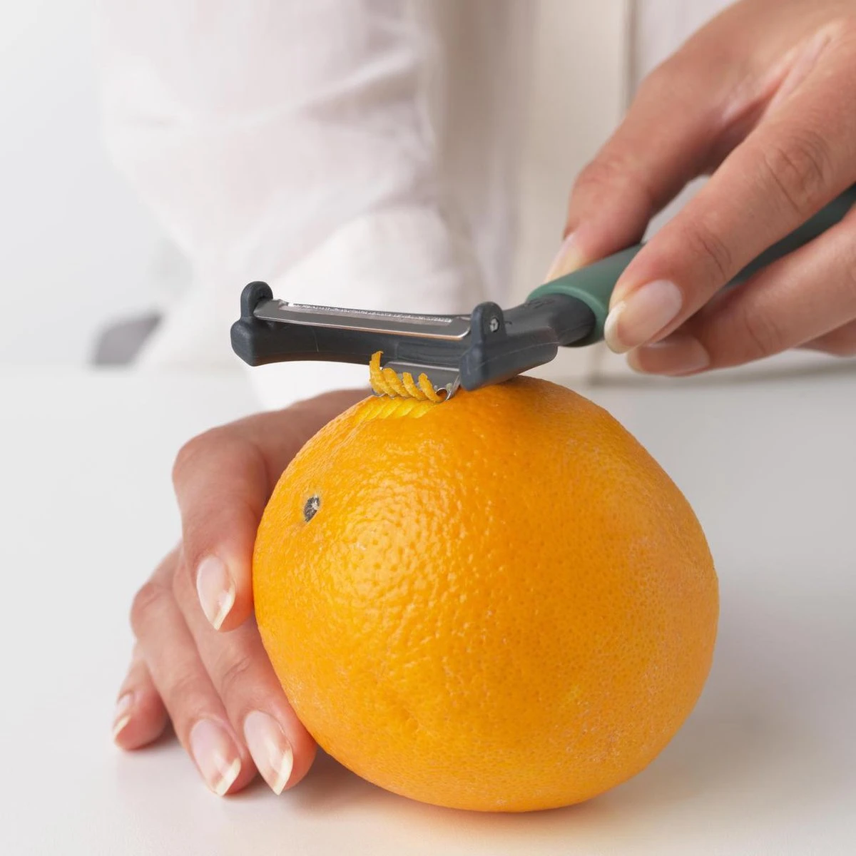 Brabantia Tasty+ Dunschiller Y-vorm Plus Zesteur - Fir Green - Afbeelding 5