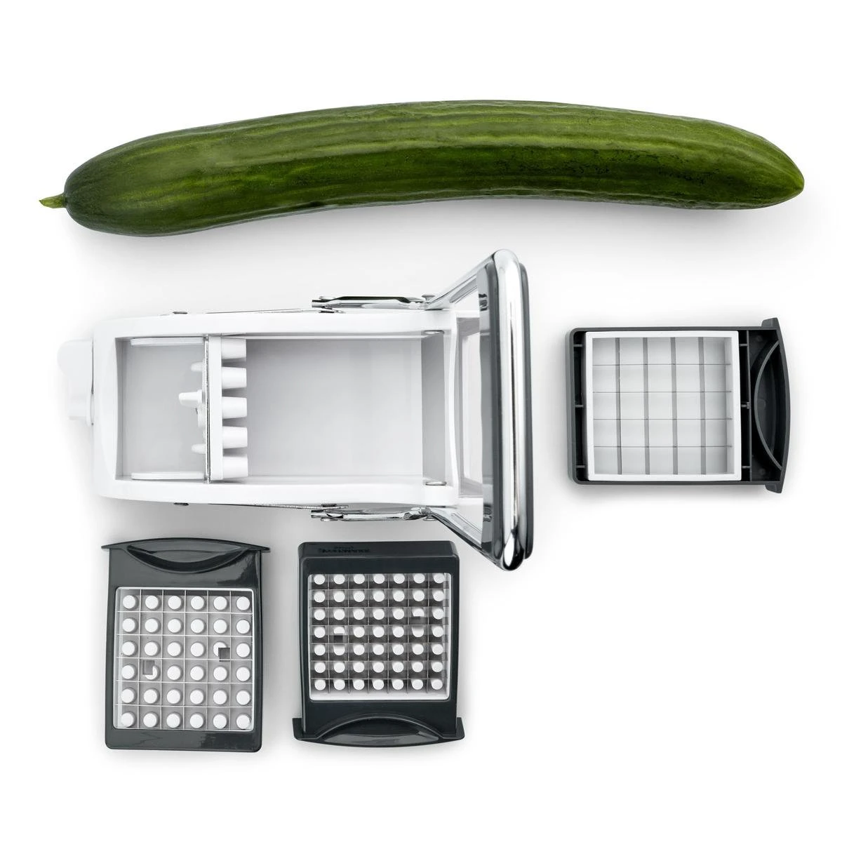 Westmark Sturdy Frietsnijder - Met Drie Messen - Wit - Afbeelding 5