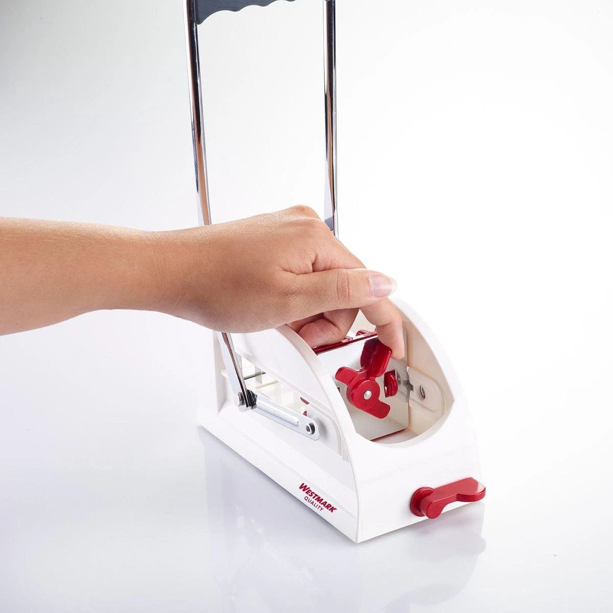 Westmark Sturdy Frietsnijder - Met Drie Messen - Wit - Afbeelding 8