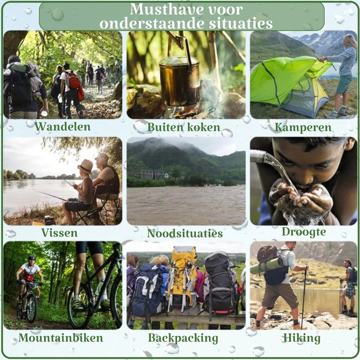 Waterfilter Survival Steddy Pro - Zuiver Gratis Drinkwater - Waterfles Waterzuivering - Waterfilter Kraan - Outdoor - FILTER 4000 LITER! - Afbeelding 8