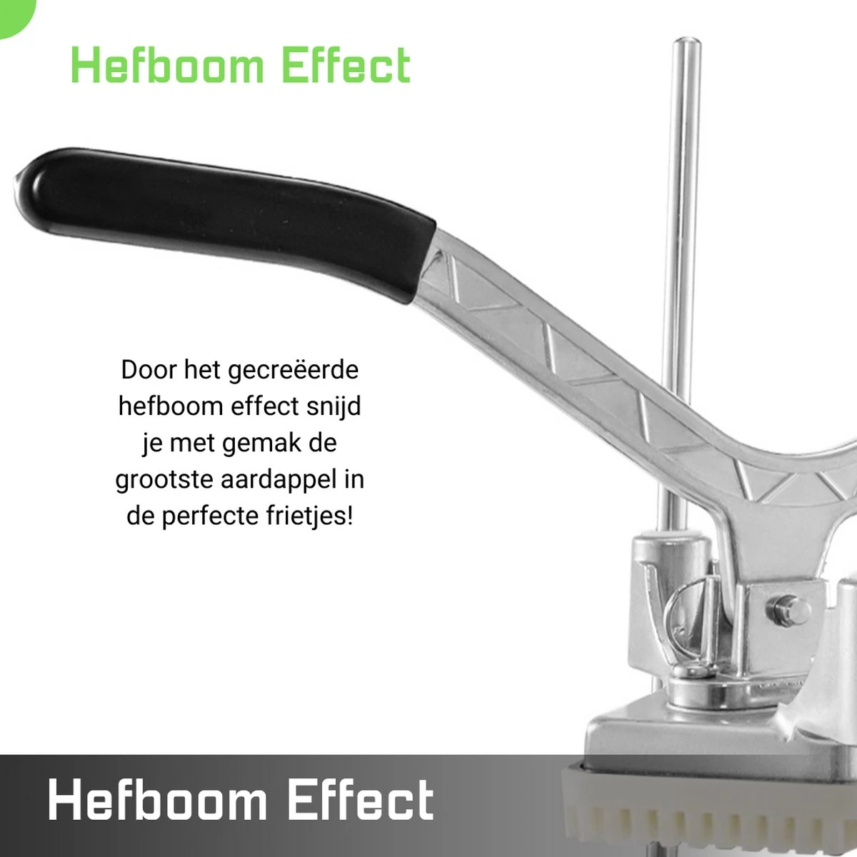 Thuys Patatsnijder - Frietsnijder 6mm - Fritessnijder Met Zuignoppen Zuignappen - Makkelijk Schoonmaken - Profesioneel - Aluminium + RVS - Gratis E-book Voor De Lekkerste Friet - Afbeelding 6