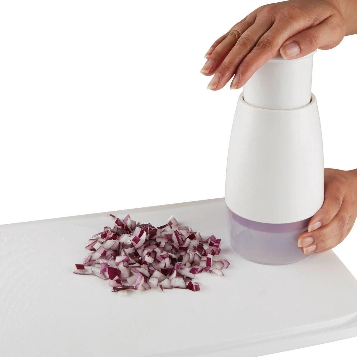 Zyliss E910012 Uienhakker Wit - RVS Mesjes - Afbeelding 3