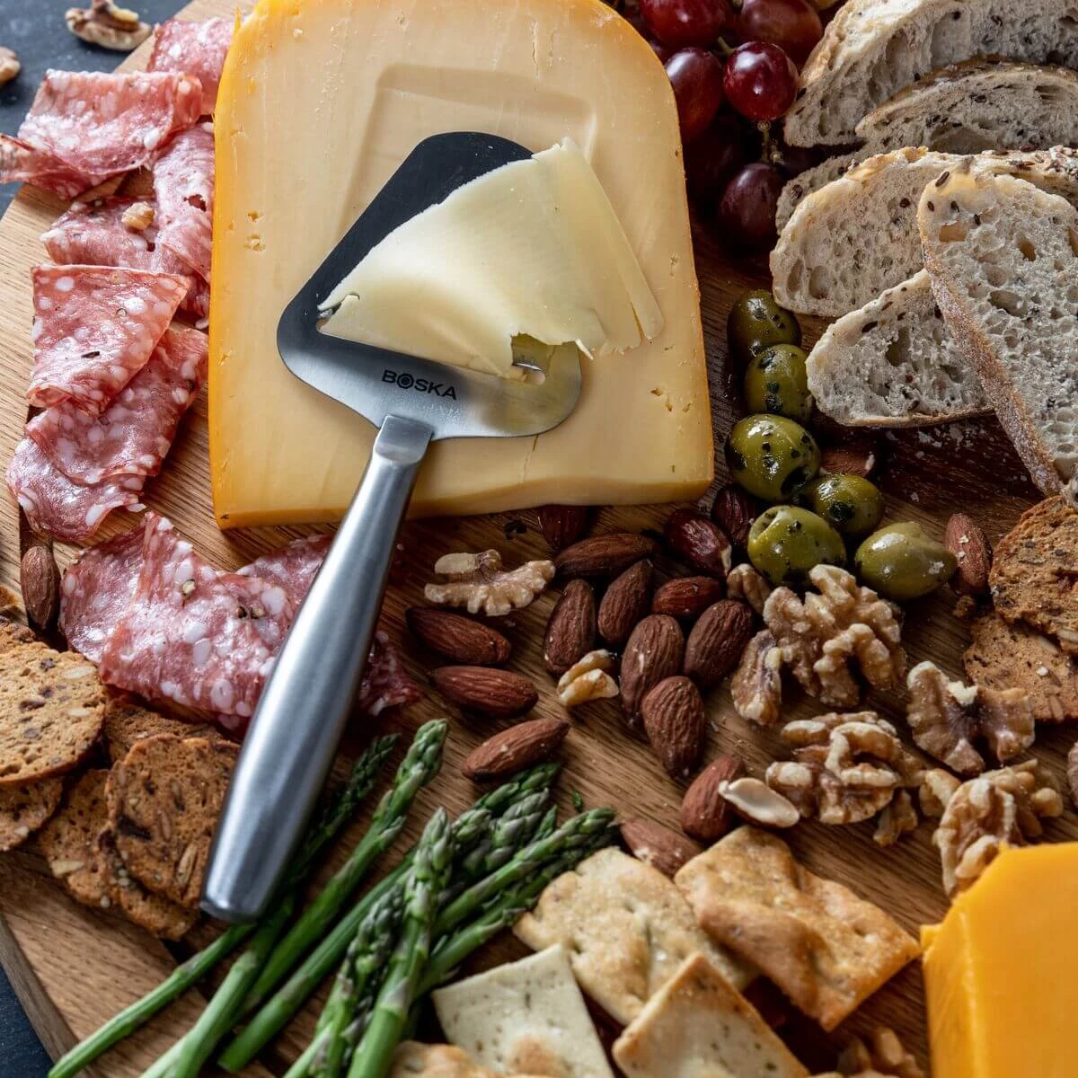 Boska Kaasschaaf Copenhagen - Kaasschaaf Harde Kaas - Kaasschaaf Voor Oude Kaas - Vaatwasserbestendig - Multifunctionele Kaasschaaf - RVS - 220 X 74 X 20 Mm - Keukengerei - Keuken Accessoires - 10 Jaar Garantie - Afbeelding 12
