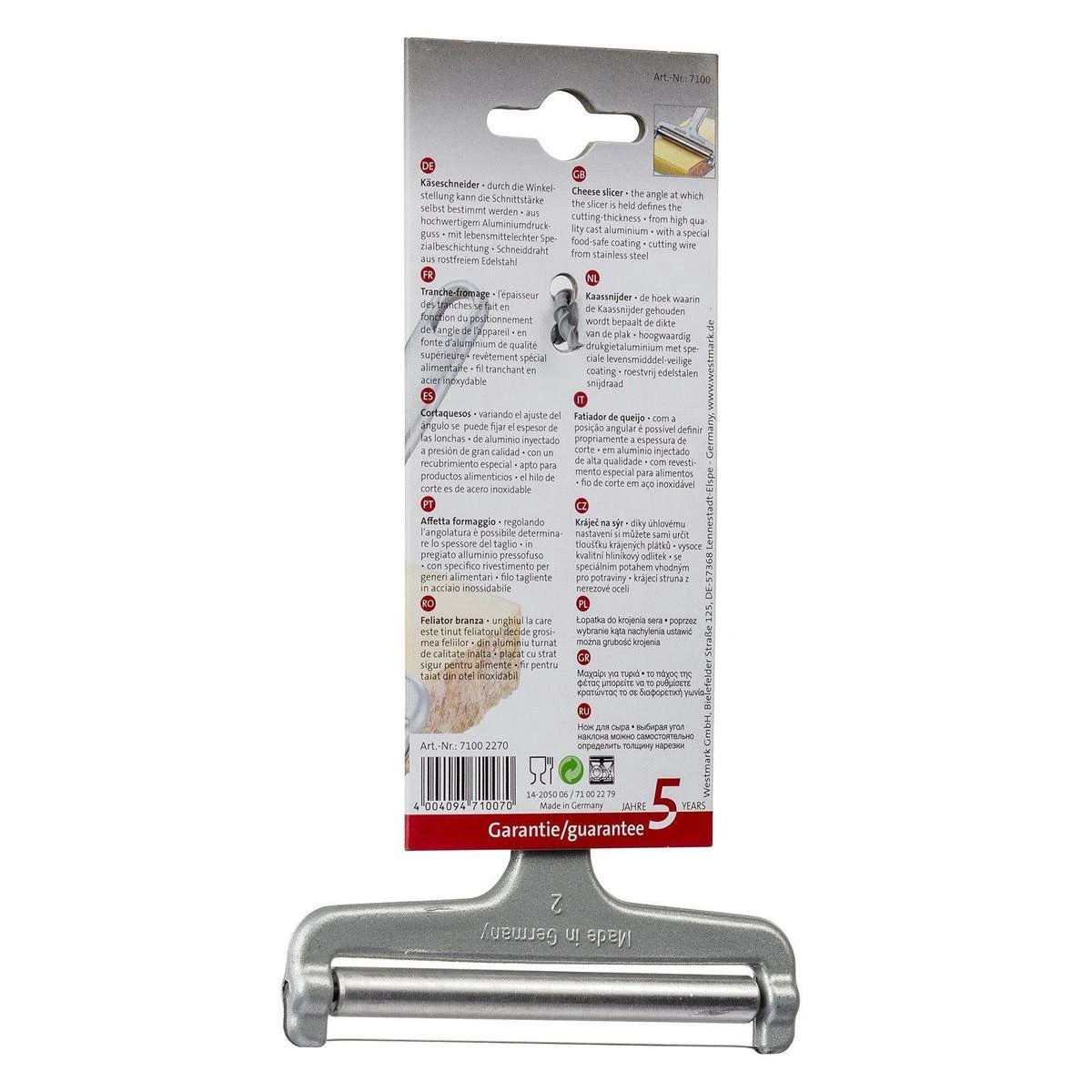 Westmark Rollschnitt Kaasschaaf 13,9 X 10,9 X 1 Cm - Aluminium - RVS - Afbeelding 7