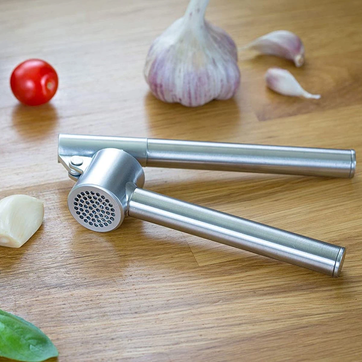 Knoflookpers - Gemberpers - RVS - Vaatwasserbestendig - Hoogwaardig Roestvrijstaal - Afbeelding 9
