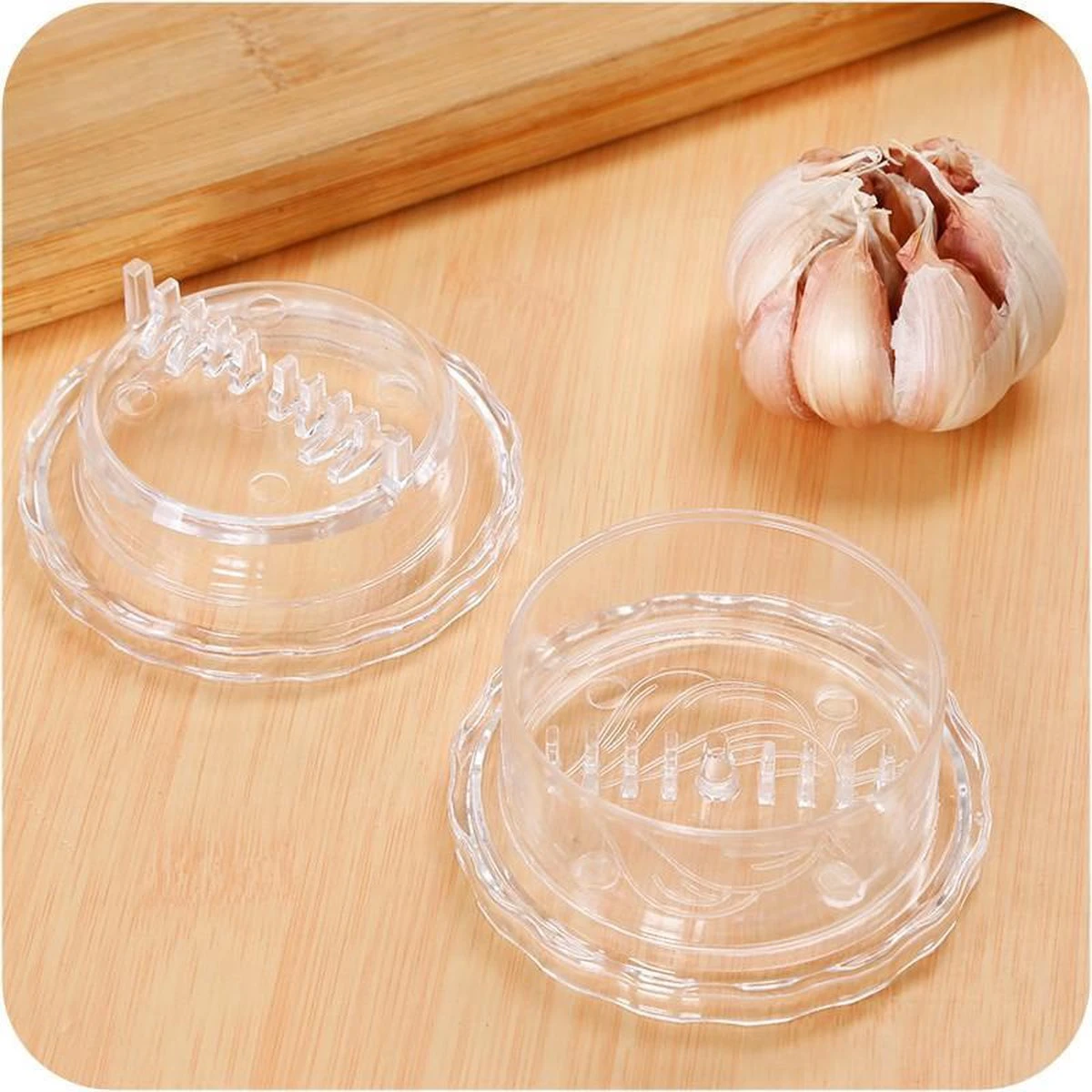 Garlic Chef KnoflookPers - Knoflook Hakker - Keukenhulp Knoflooksnijder - Afbeelding 5