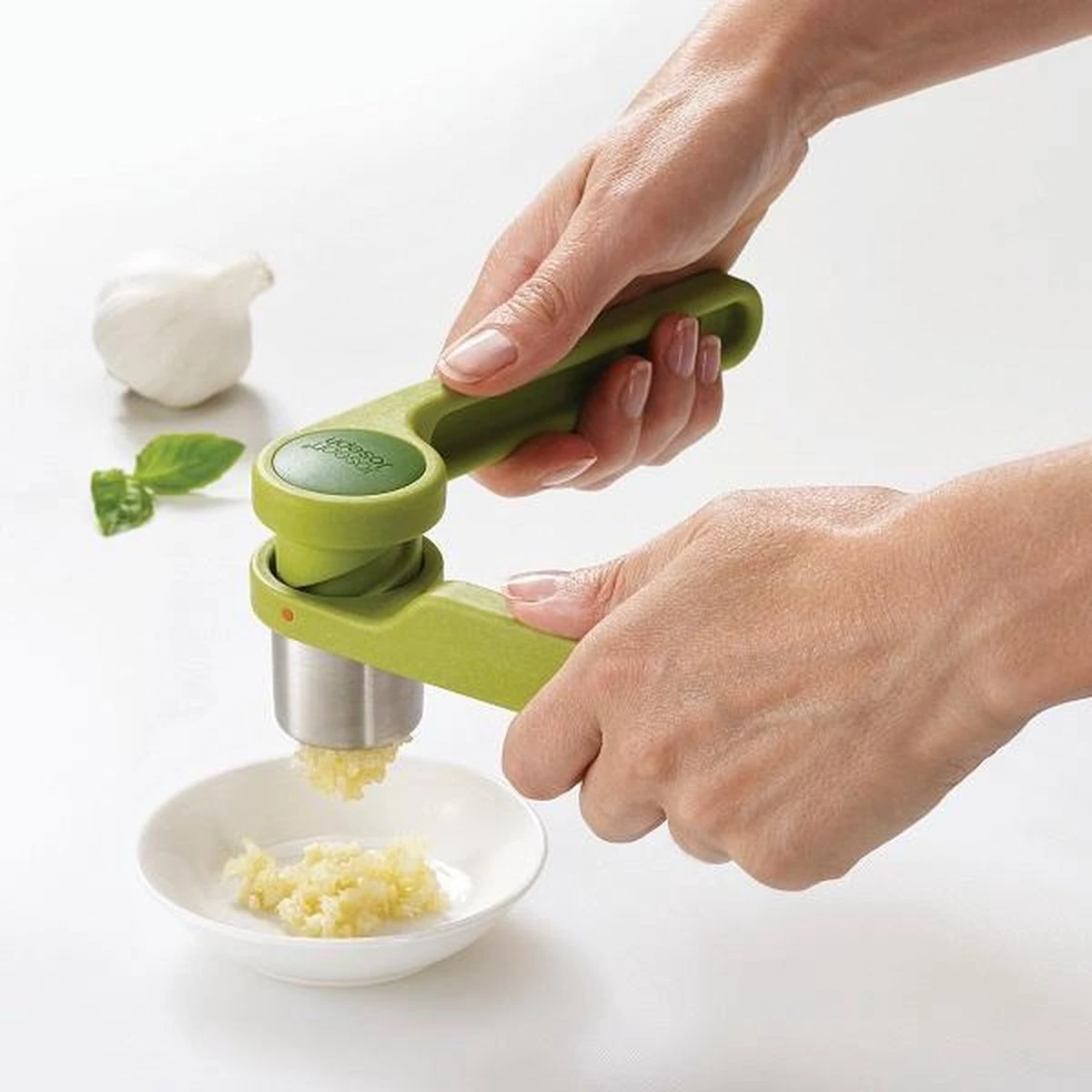 Joseph Joseph Helix Knoflookpers - 17,6 X 4,6 X 5,8 Cm - Groen - Afbeelding 8