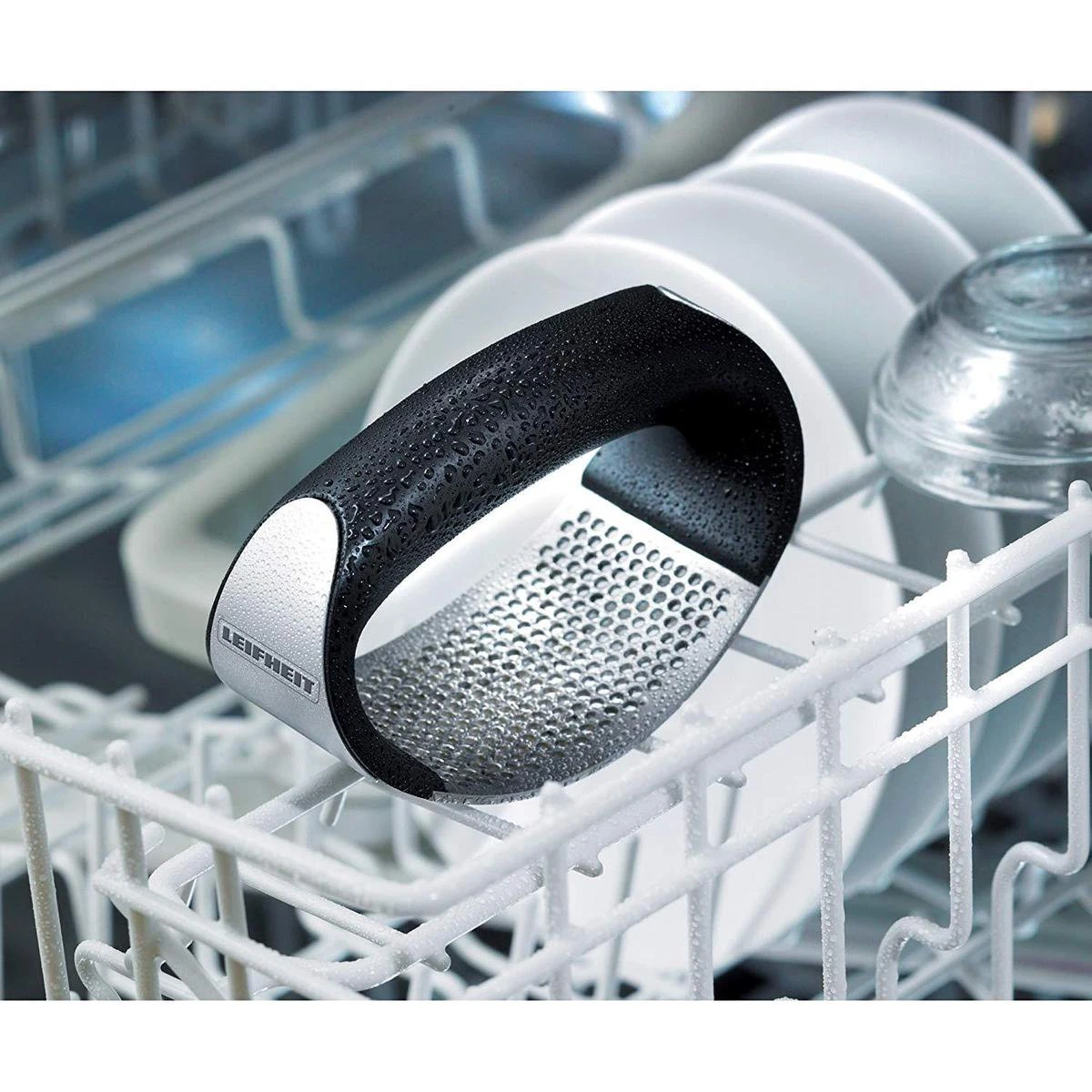 Leifheit ProLine Knoflookpers Knobi King - Rvs - Afbeelding 3