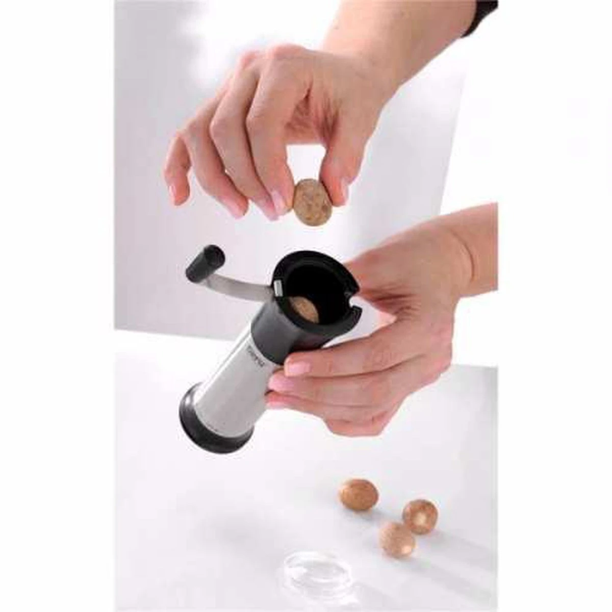 GEFU Nootmuskaatmolen - Laser Cut - RVS - Afbeelding 2