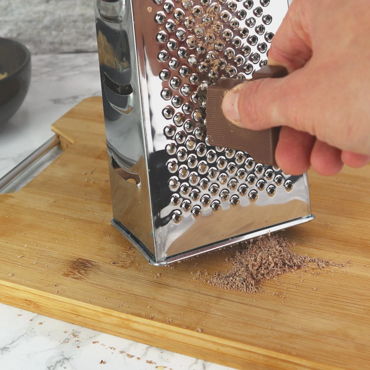 Blokrasp - RVS - Zilver - Kaas Raspen - Groente Raspen - Plakken Snijden - Messen - Blok - Afbeelding 5