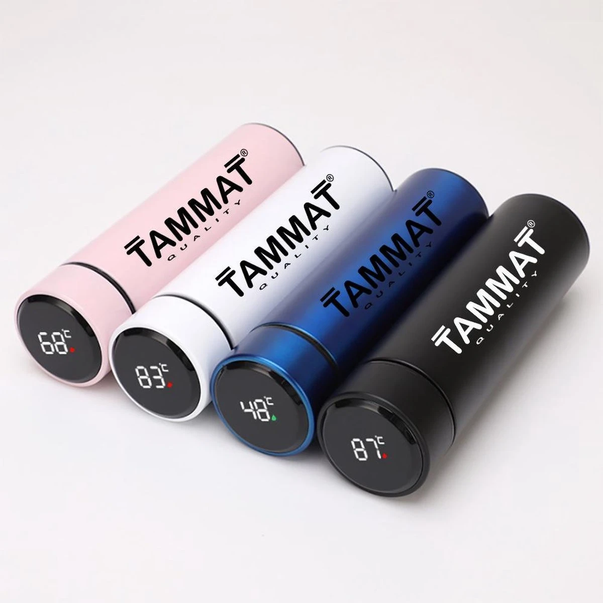 Slimme Thermosfles Met LCD Temperatuur Display - Curver Isolatiefles 0,5 Liter - Dubbelwandige Thermosfles - Thermosbeker - Isoleerfles - Thermoskan - Travel Mug - Bidon Drinkfles - Koffiebeker - Drinkflessen - RVS - Smart Thermos - Metaal - Afbeelding 2