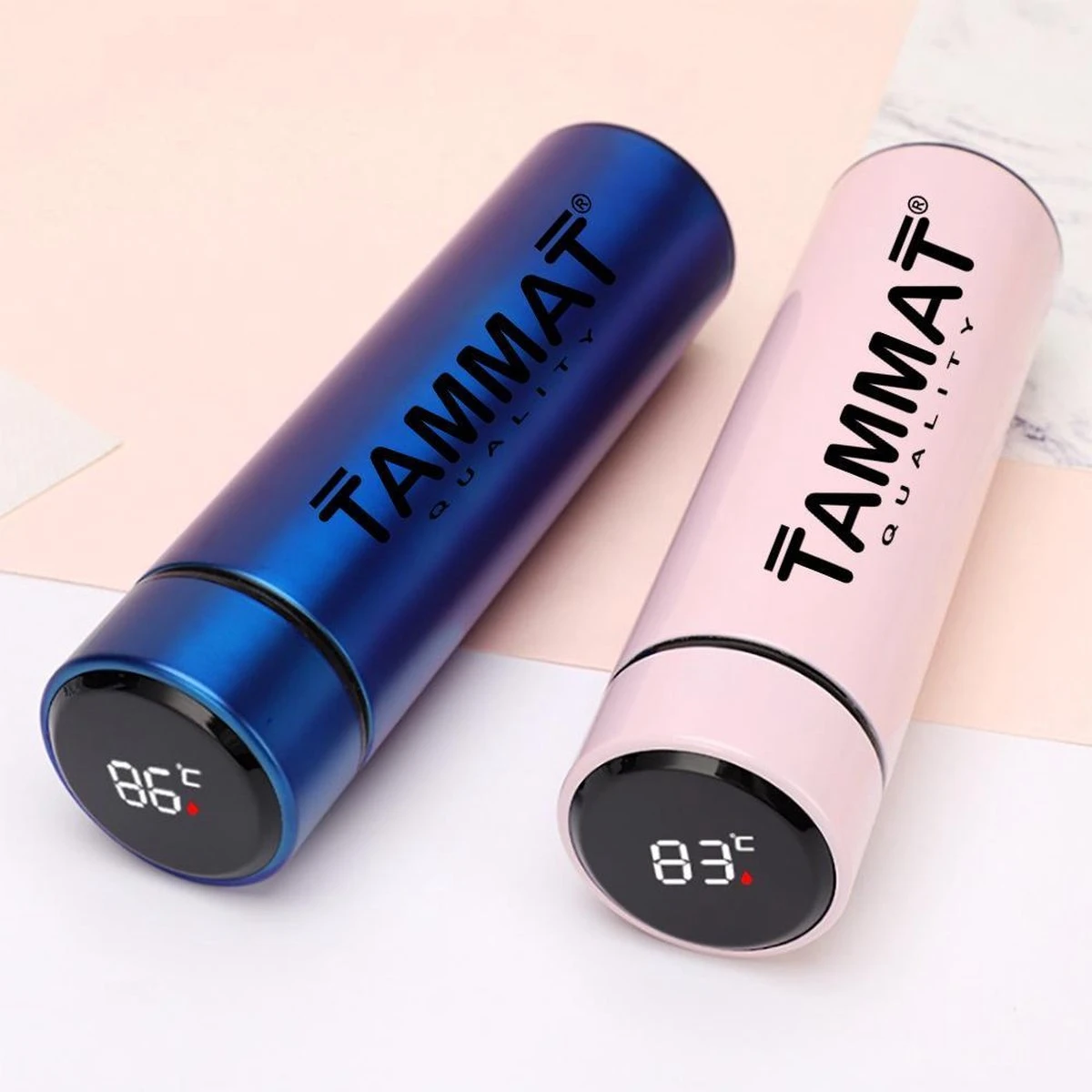 Slimme Thermosfles Met LCD Temperatuur Display - Curver Isolatiefles 0,5 Liter - Dubbelwandige Thermosfles - Thermosbeker - Isoleerfles - Thermoskan - Travel Mug - Bidon Drinkfles - Koffiebeker - Drinkflessen - RVS - Smart Thermos - Metaal - Afbeelding 15