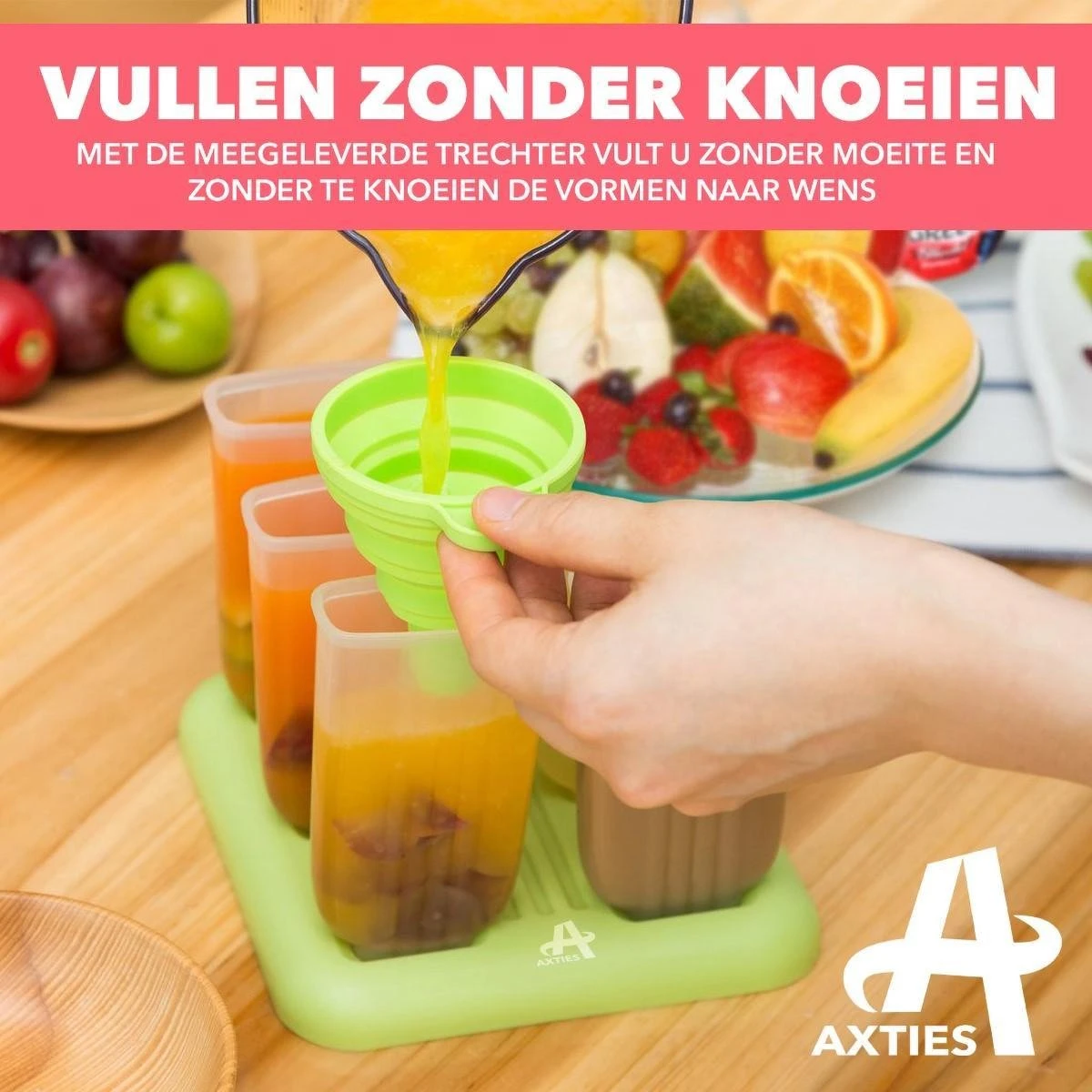 Axties - IJslolly Vormen - Siliconen - Multicolor - 6 Stuks - Afbeelding 4