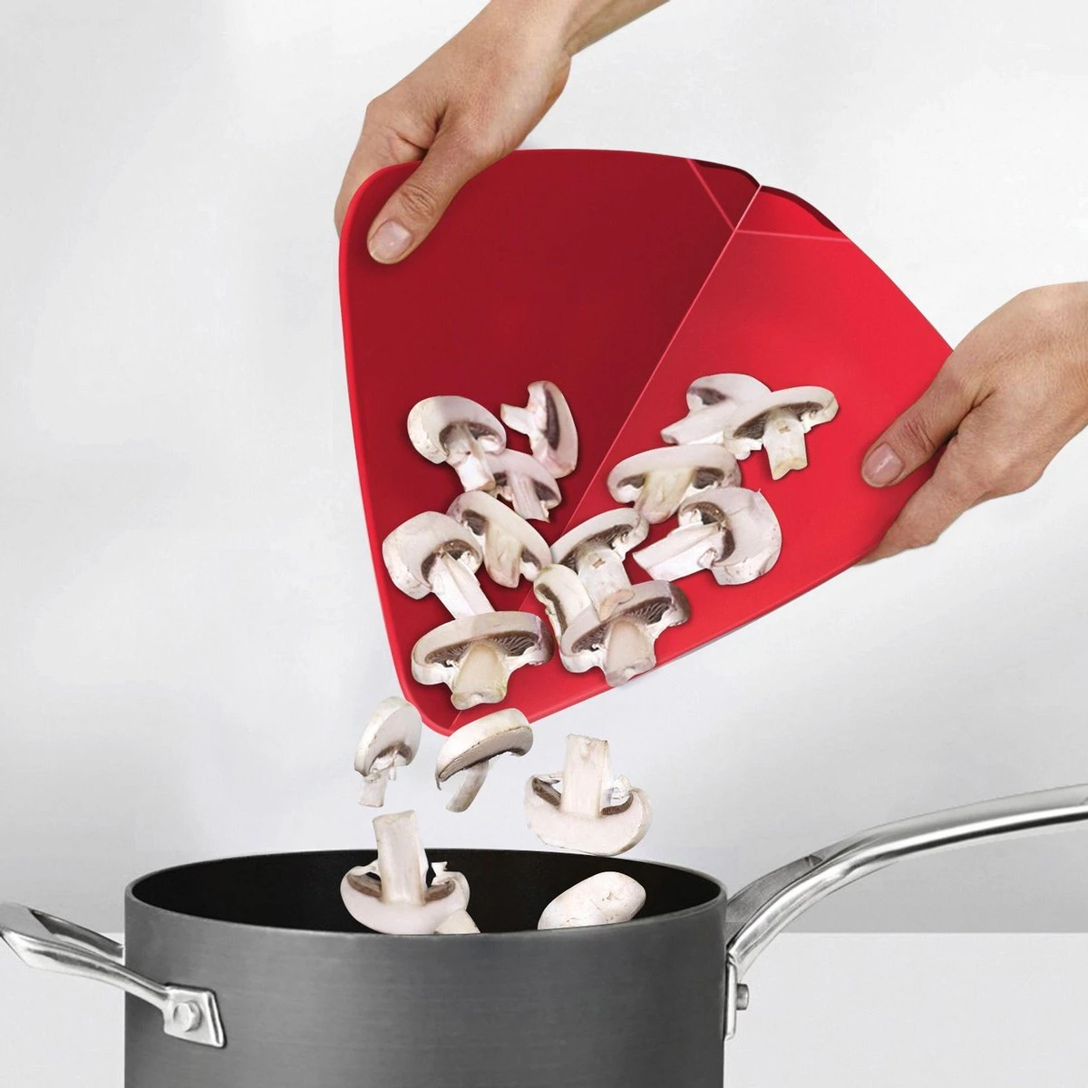 Snijplank - Opvouwbaar - Rood - Joseph Joseph | Duo - Afbeelding 2