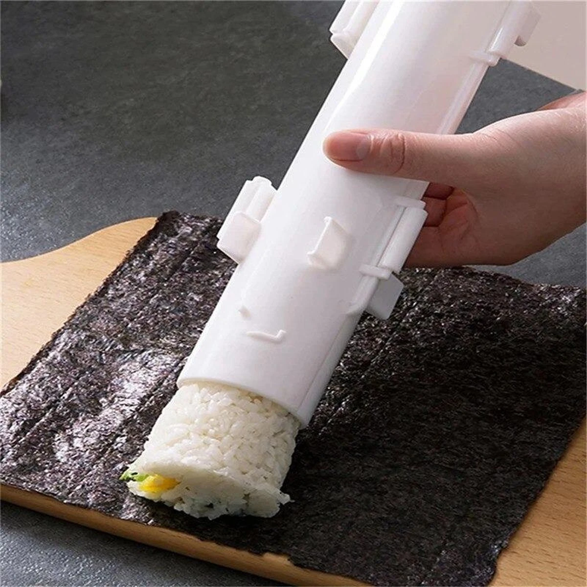 Merkloos Sushi Set Sushi Maker - Sushi Kit Bazooka - Zelf Thuis Sushi Maken - Afbeelding 6