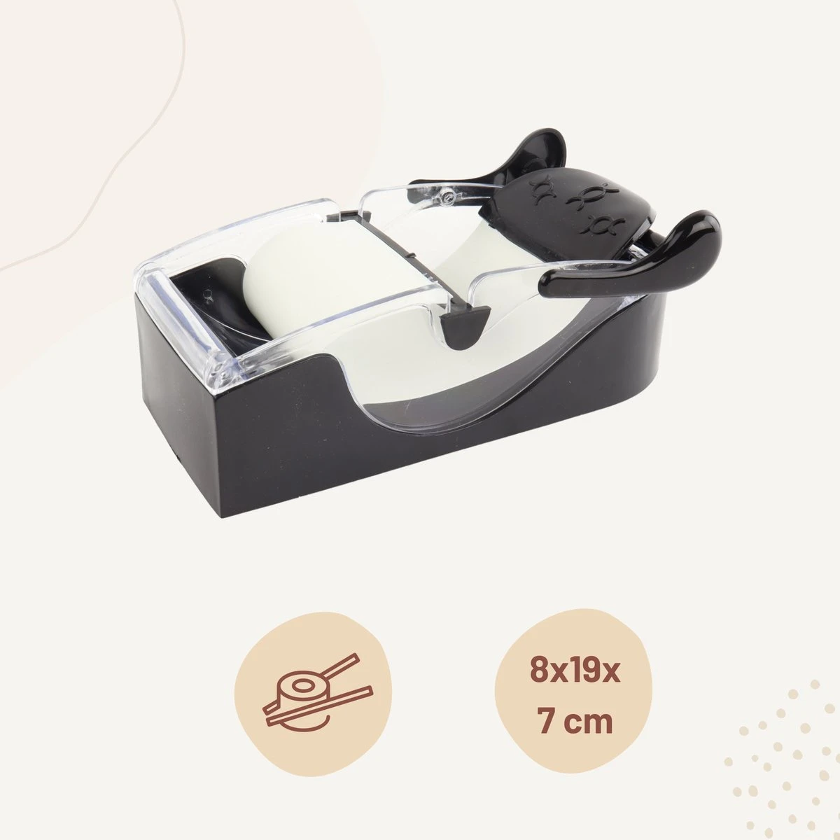 Orange85 Sushi Maker - Zelf Sushi Maken - Zwart - 19x8x7 - Sushimakers - Afbeelding 5