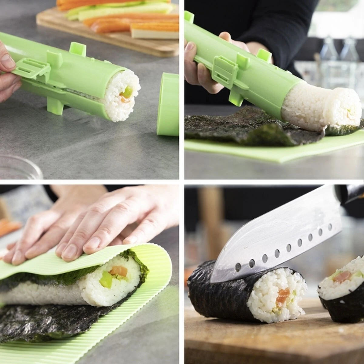 Fabula Sushi Bazooka 3 Delig - Sushi Maker - Sushi Kit - Inclusief Recepten - Afbeelding 2