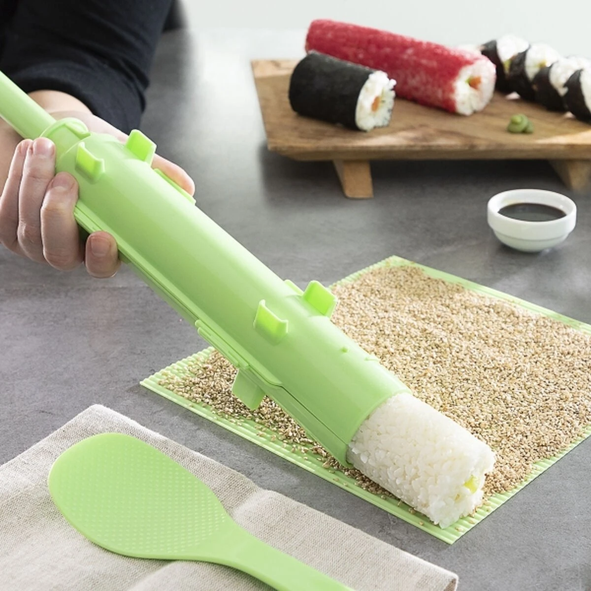 Fabula Sushi Bazooka 3 Delig - Sushi Maker - Sushi Kit - Inclusief Recepten - Afbeelding 6