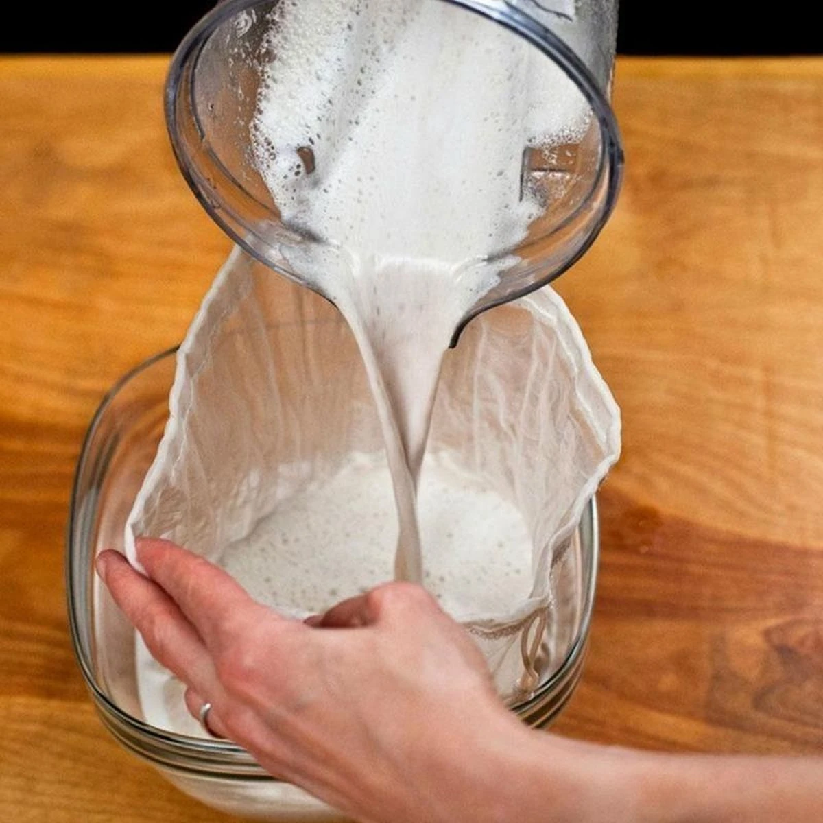 Merkloos Kaasdoek - Passeerdoek - Neteldoek - Passeerzeef- Notenmelkzak - Zeefdoek - 15x20 Cm - Afbeelding 3