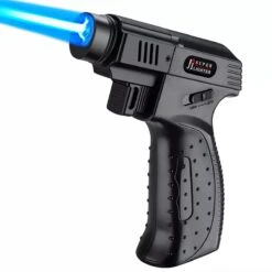 Black Turbo Gun Torch - Vuurwerk Aansteker - Stormaansteker - Gasbrander