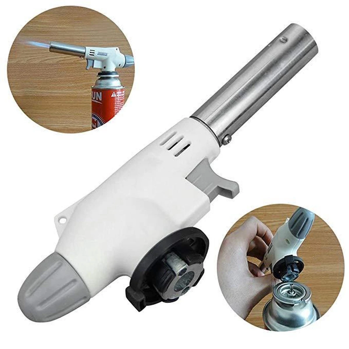 Multi Gasbrander - Butaangas Brander - Creme Brulee Butaan Gas Vuuwerk Keuken Soldeer Aansteker - Afbeelding 2