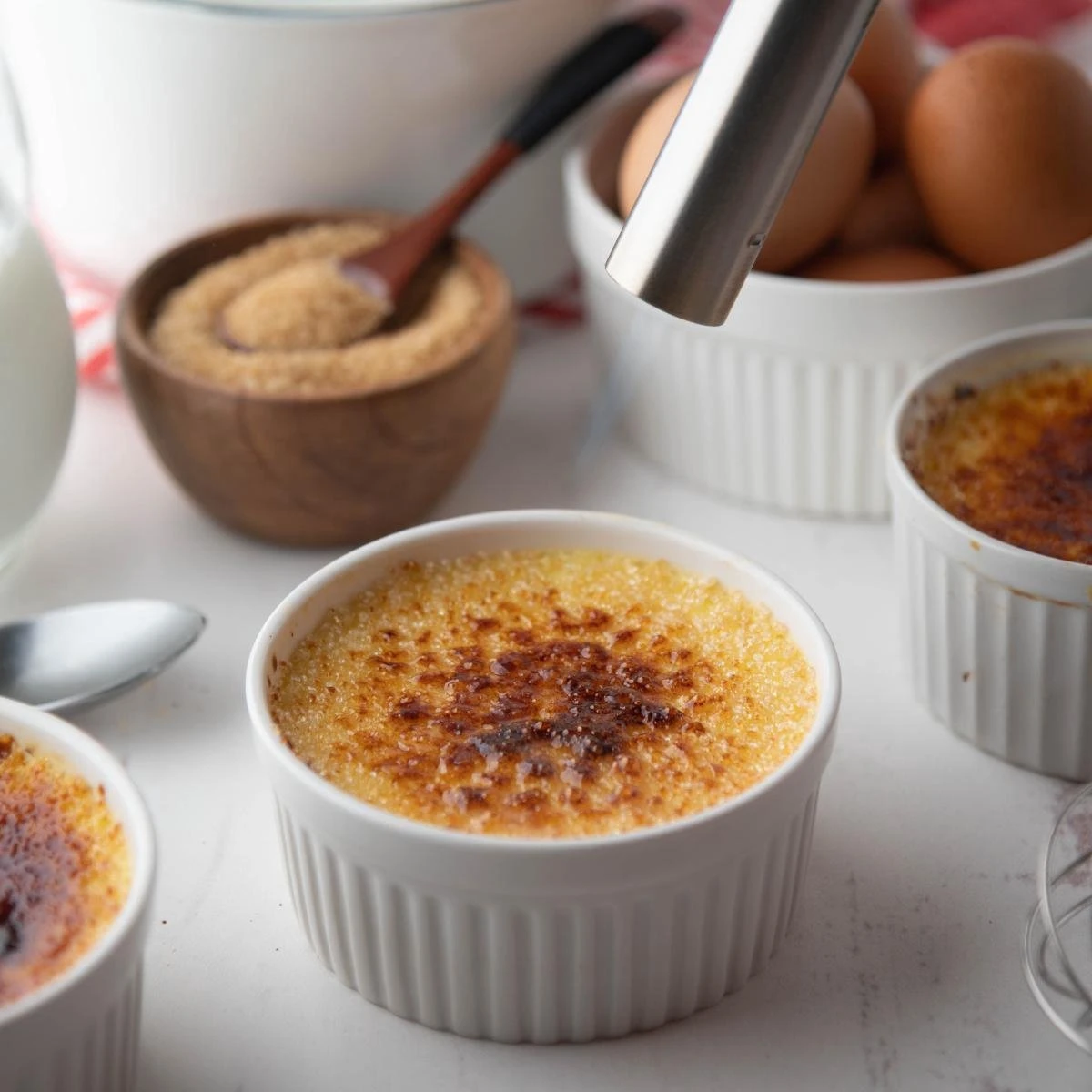 SMH LINE® Creme Brulee Brander - Butaan Gasbrander - Keukenbrander - Incl. 4x Gasflessen - Afbeelding 2