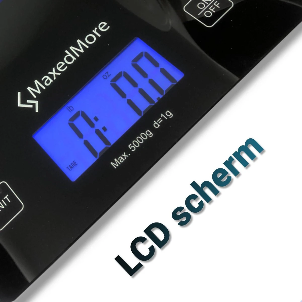 MaxedMore Digitale Keukenweegschaal Met Bluetooth En App - Digitale Precisie Weegschaal Voor Keuken - Tare / Tarra Functie - Weegt Tot 5000 Gram (5kg) - Werkt Op Batterijen - Smart Touch Bediening - Gemaakt Van Gehard Glas Met Antislip - Afbeelding 13