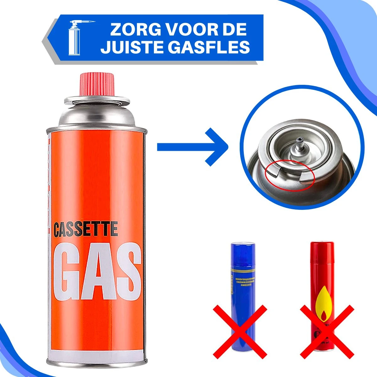 JT Products Gasbrander Crème Brûlée – Butaangas Brander – Keukenbrander - Aansteker – Koksbrander - Solderen – Keukengerei - Exclusief Gasfles - Afbeelding 8