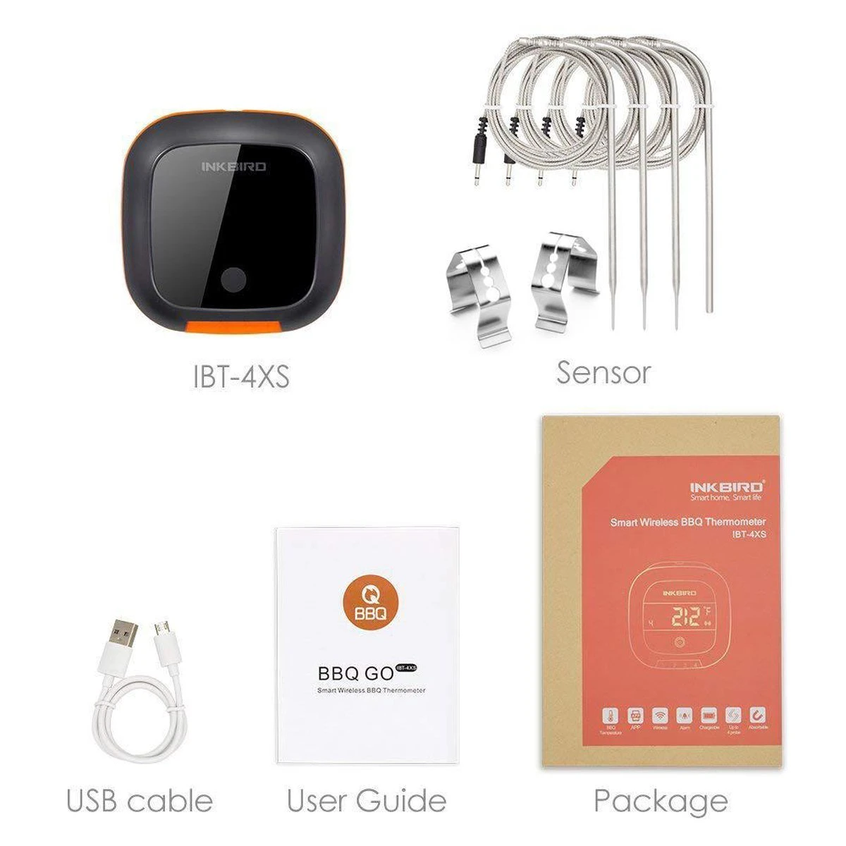 Inkbird IBT-4XS Bluetooth Thermometer - Keukenthermometer - Oplaadbare Accu - Afbeelding 8
