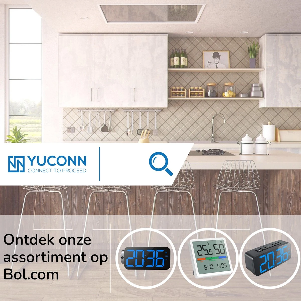 YUCONN® Digitale Kookwekker - Keukenwekker - Timer En Stopwatch - Eierwekker - Douche Timer - Magneet - Met Draaiknop - Wit/Zwart - Afbeelding 8